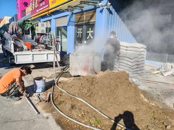 玛纳斯顶管注浆加固